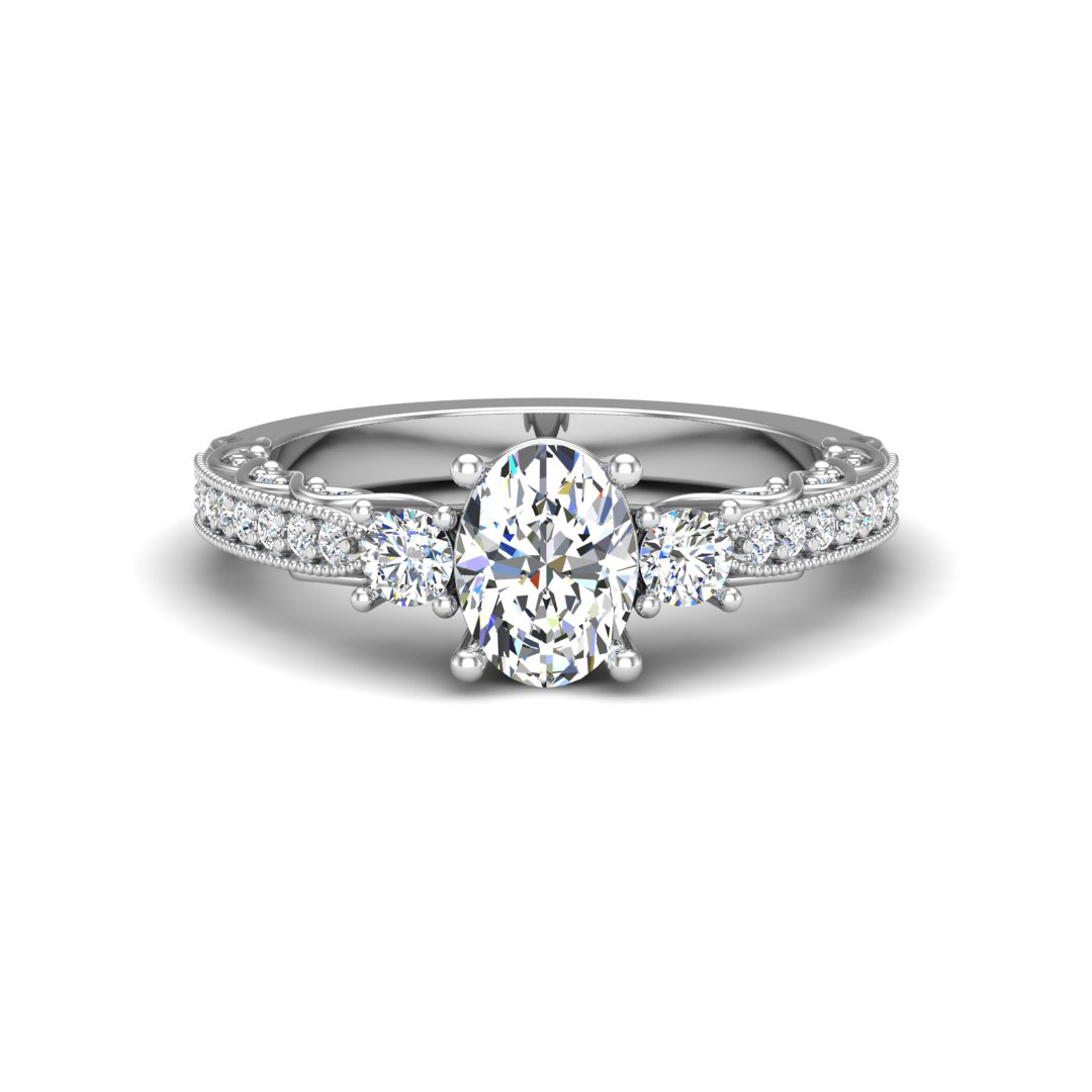 Ariyah Accented Engagement Ring